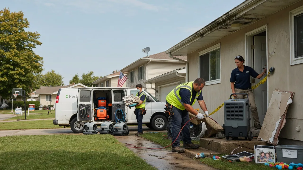 Water Damage Restoration in Metamora, IL near me